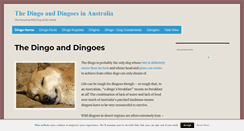 Desktop Screenshot of dingo.livingin-australia.com