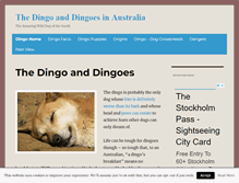 Tablet Screenshot of dingo.livingin-australia.com