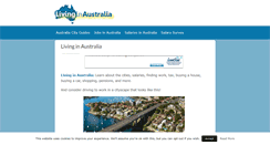 Desktop Screenshot of livingin-australia.com